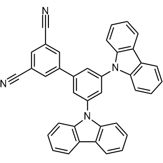 3',5'-Di(9H-carbazol-9-yl)-[1,1'-biphenyl]-3,5-dicarbonitrile Chemical Structure