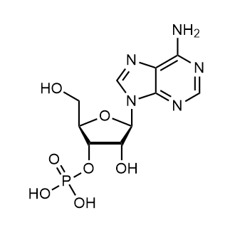 3'-Adenylic acid sodium salt 化学構造