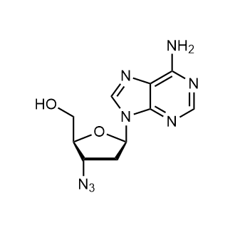 3'-Azido-2',3'-dideoxyadenosine Chemical Structure