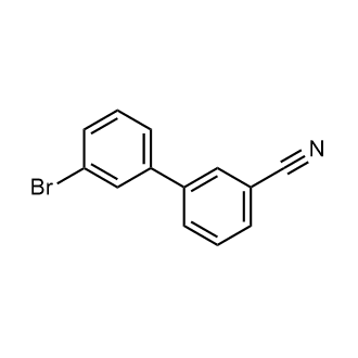 3'-Bromo[1,1'-biphenyl]-3-carbonitrile Chemische Struktur