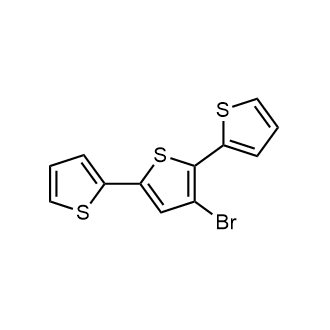 3'-Bromo-2,2':5',2''-terthiophene التركيب الكيميائي