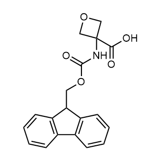 3-((((9H-Fluoren-9-yl)methoxy)carbonyl)amino)oxetane-3-carboxylic acid Chemical Structure