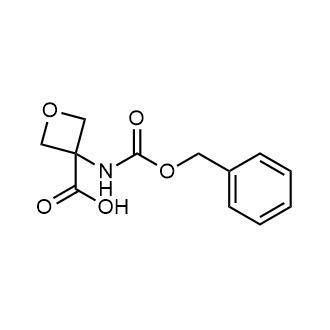 3-(((Benzyloxy)carbonyl)amino)oxetane-3-carboxylic acid 化学構造