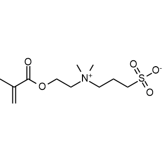 3-((2-(Methacryloyloxy)ethyl)dimethylammonio)propane-1-sulfonate 化学構造