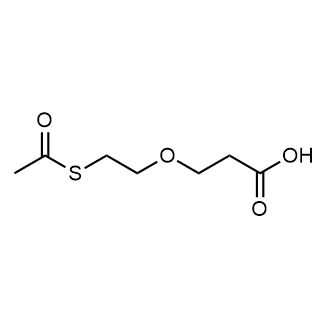 3-(2-(Acetylthio)ethoxy)propanoic acid Chemical Structure