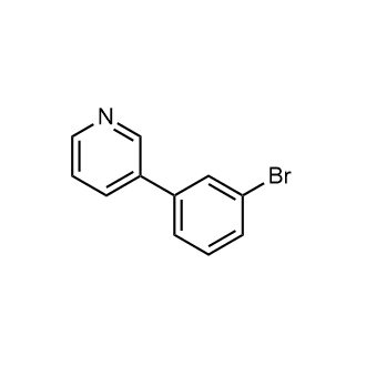 3-(3-Bromophenyl)pyridine 化学構造