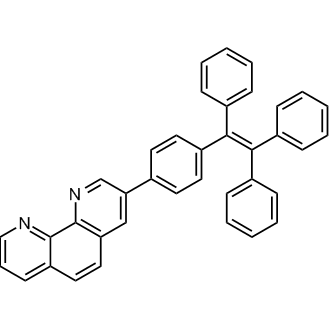 3-(4-(1,2,2-Triphenylvinyl)phenyl)-1,10-phenanthroline Chemical Structure