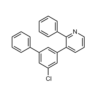 3-(5-Chlorobiphenyl)-2-phenylpyridine Chemical Structure