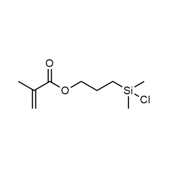 3-(Chlorodimethylsilyl)propyl methacrylate(stabilizedwithBHT) Chemical Structure