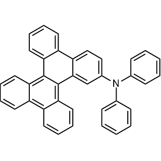 3-(Diphenylamino)dibenzo[g,p]chrysene التركيب الكيميائي