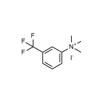 3-(Trifluoromethyl)phenyltrimethylammonium Iodide 化学構造