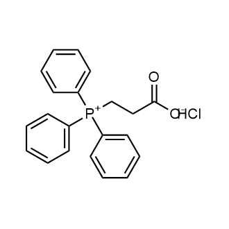 3-(Triphenylphosphonio)propanoate hydrochloride Chemische Struktur