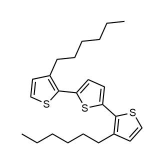 3,3''-Dihexyl-2,2':5',2''-terthiophene Chemical Structure