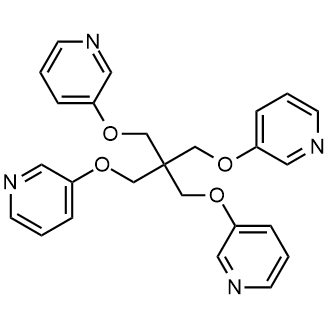 3,3'-((2,2-Bis((pyridin-3-yloxy)methyl)propane-1,3-diyl)bis(oxy))dipyridine Chemische Struktur