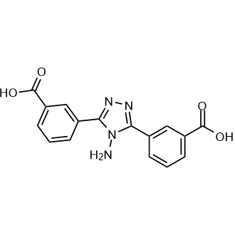 3,3'-(4-Amino-4H-1,2,4-triazole-3,5-diyl)dibenzoic acid Chemical Structure