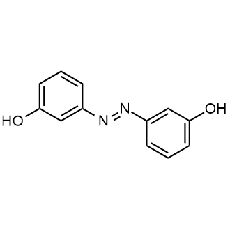 3,3'-(Diazene-1,2-diyl)diphenol التركيب الكيميائي