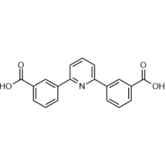 3,3'-(Pyridine-2,6-diyl)dibenzoic acid التركيب الكيميائي