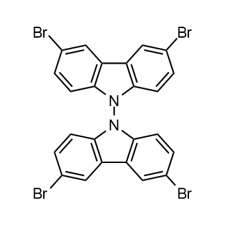 3,3',6,6'-Tetrabromo-9,9'-bicarbazole Chemische Struktur