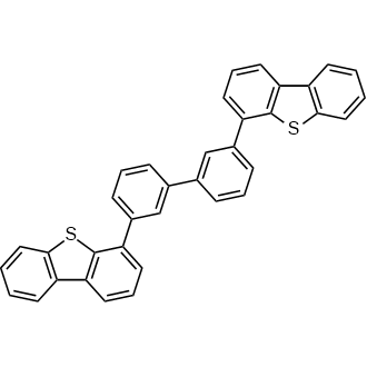 3,3'-Di(dibenzothiophen-4-yl)-1,1'-biphenyl Chemical Structure