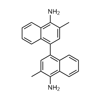 3,3'-Dimethyl-[1,1'-binaphthalene]-4,4'-diamine Chemical Structure