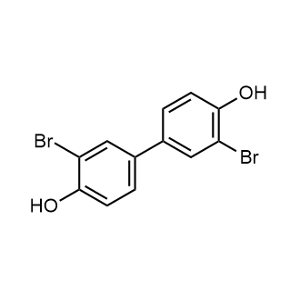 3,3′-Dibromo-4,4′-dihydroxybiphenyl التركيب الكيميائي