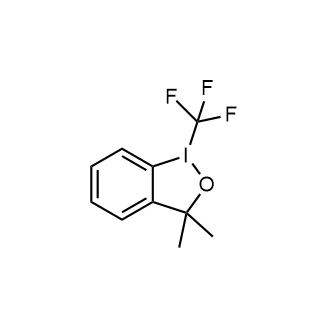 3,3-Dimethyl-1-(trifluoromethyl)-1,2-benziodoxole 化学構造