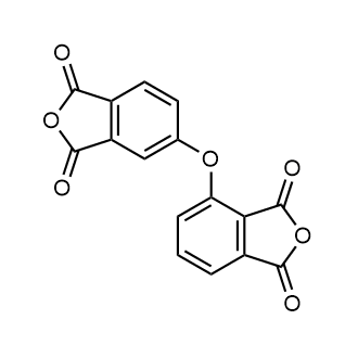 3,4'-Oxydiphthalic anhydride 化学構造