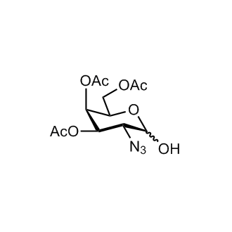 3,4,6-Tri-O-acetyl-2-azido-2-deoxy-D-galactose Chemical Structure