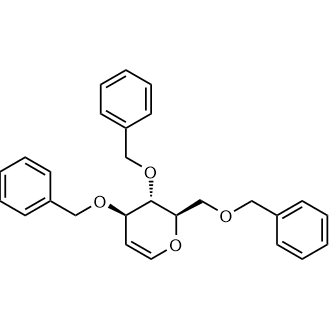 3,4,6-Tri-O-benzyl-D-glucal 化学構造