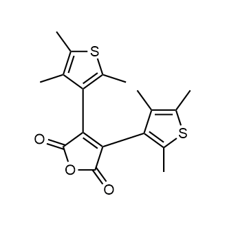 3,4-Bis(2,4,5-trimethylthiophen-3-yl)furan-2,5-dione Chemical Structure