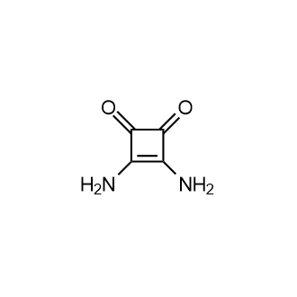 3,4-Diaminocyclobut-3-ene-1,2-dione 化学構造