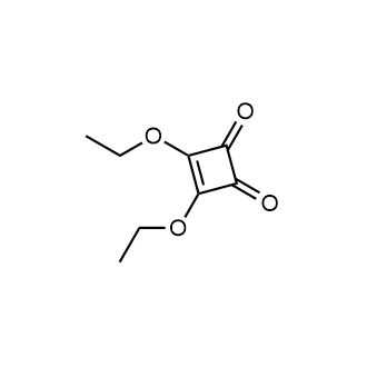 3,4-Diethoxycyclobut-3-ene-1,2-dione Chemische Struktur