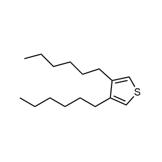 3,4-Dihexylthiophene Chemical Structure