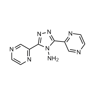 3,5-Di(pyrazin-2-yl)-4H-1,2,4-triazol-4-amine Chemical Structure