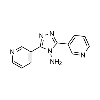 3,5-Di(pyridin-3-yl)-4H-1,2,4-triazol-4-amine Chemische Struktur