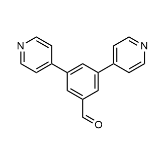 3,5-Di(pyridin-4-yl)benzaldehyde Chemische Struktur