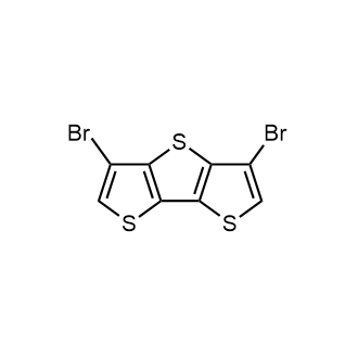 3,5-Dibromodithieno-[3,2-b:2',3'-d]thiophene 化学構造