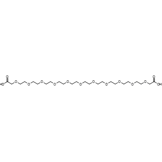 3,6,9,12,15,18,21,24,27,30,33-Undecaoxapentatriacontanedioic acid 化学構造