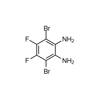 3,6-Dibromo-4,5-difluorobenzene-1,2-diamine Chemical Structure