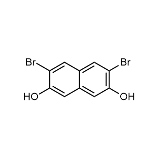 3,6-Dibromonaphthalene-2,7-diol Chemical Structure