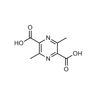 3,6-Dimethylpyrazine-2,5-dicarboxylic acid Chemical Structure