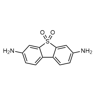 3,7-Diaminodibenzo[b,d]thiophene 5,5-dioxide 化学構造