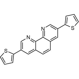 3,8-Di(thiophen-2-yl)-1,10-phenanthroline 化学構造