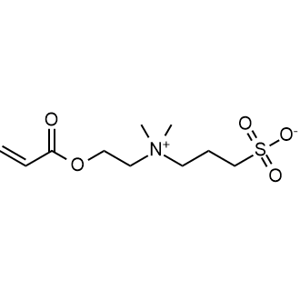 3-[[2-(Acryloyloxy)ethyl]dimethylammonio]propane-1-sulfonate Chemical Structure