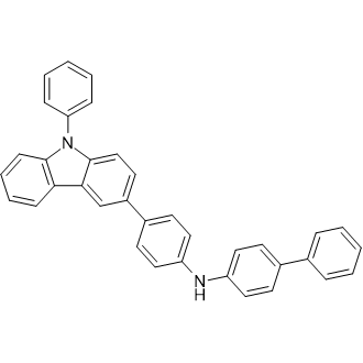 3-[4-(4-Biphenylylamino)phenyl]-9-phenylcarbazole 化学構造