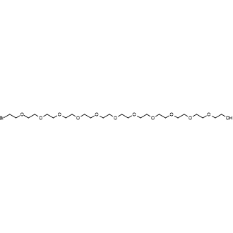 35-Bromo-3,6,9,12,15,18,21,24,27,30,33-undecaoxapentatriacontan-1-ol Chemical Structure