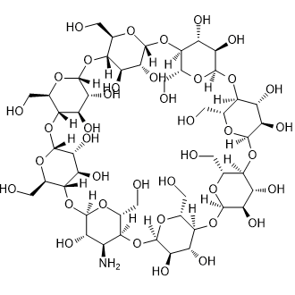 3A-Amino-3A-deoxy-(2AS,3AS)-γ-cyclodextrin Hydrate Chemische Struktur