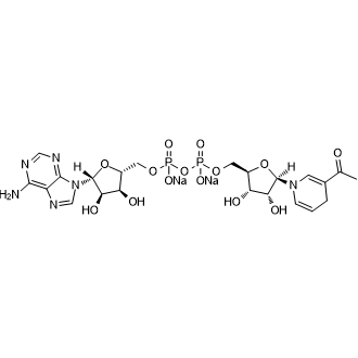 3-Acetylpyridine adenine dinucleotide (disodium) Chemical Structure