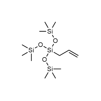 3-Allyl-1,1,1,5,5,5-hexamethyl-3-((trimethylsilyl)oxy)trisiloxane 化学構造