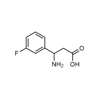 3-Amino-3-(3-fluorophenyl)propanoic acid Chemical Structure